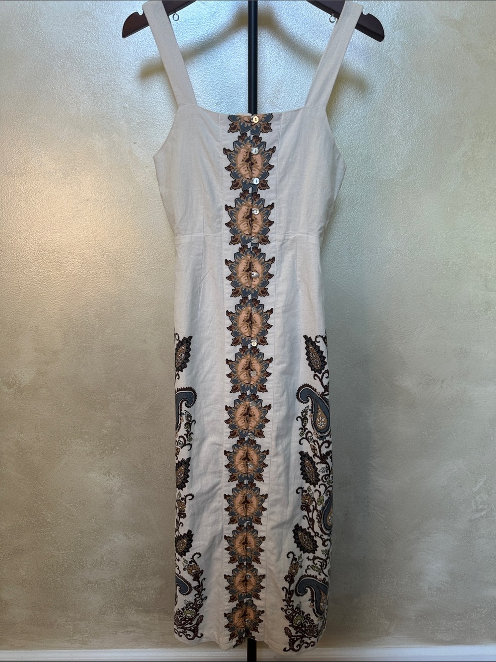 Cleobella - Jolene Ankle Dress - Veneto Paisley sz XS NWT